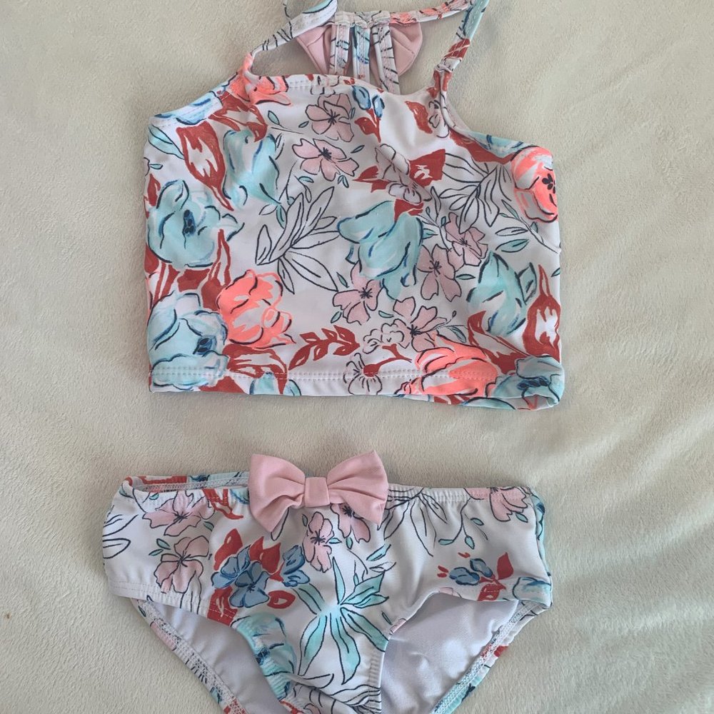Crown and Ivy Girls size 4 swimwear bundle / 2 sets, 2 bottoms, 2 tops - Picture 2 of 9